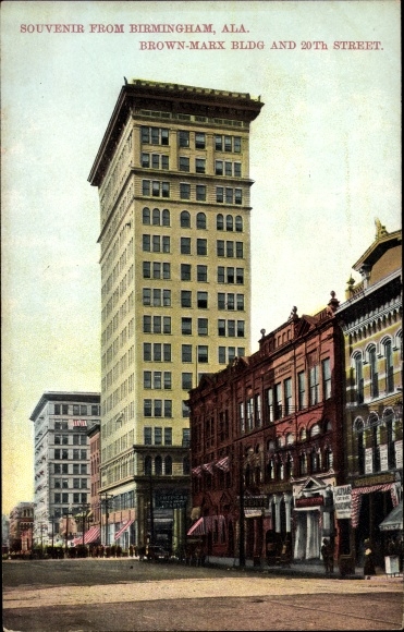 Ak Birmingham Alabama VS, Brown Marx Building, 20th Street