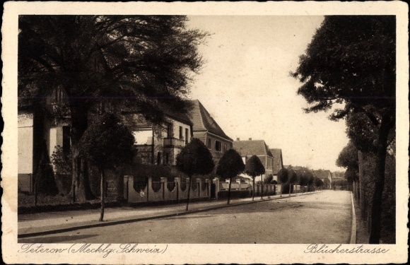 Ak Teterow w Meklemburgii, Blücherstrasse