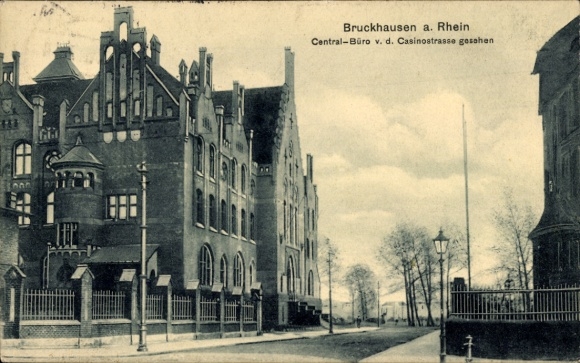 KP Bruckhausen Duisburg w Zagłębiu Ruhry, Central Office, widok z Casinostraße