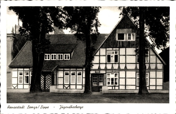 Ak Lemgo Lippe, Blick auf die Jugendherberge