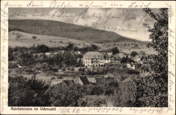 Ak Reichelsheim im Odenwald, Teilansicht