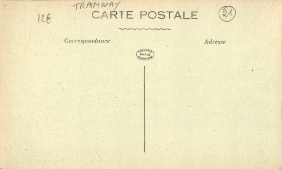 Ansichtkaart Dijon Côte d'Or, La Gare PLM, uitzicht op het treinstation, straatkant