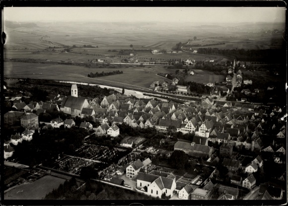 Postcard Riedlingen an der Donau Württemberg, city view of Riedlingen an der Donau