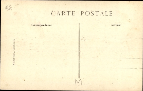 Postcard Morocco, Colonne de Mogador, Le Caid M&#39;Tougui, Tribal Chief with Retinue