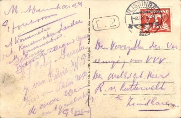 Postcard Vlissingen Zeeland, Grand Hotel Britannia, Zeeland Steamship Company