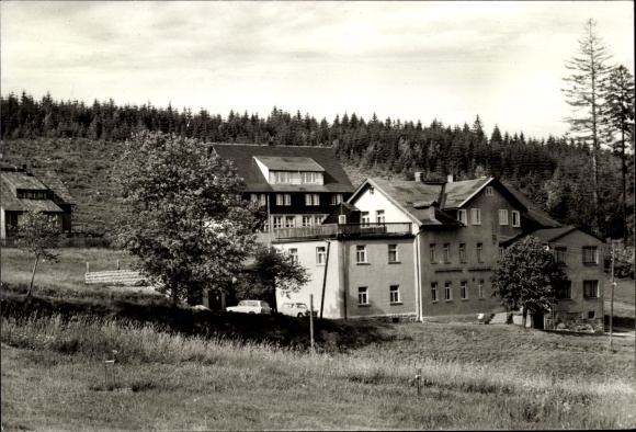 AkSteinheidel Erlabrunn Breitenbrunn w Rudawach, Gasthaus Steinheidel