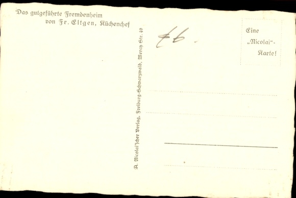 Postcard Gutach im Breisgau Black Forest, Gasthof Adler