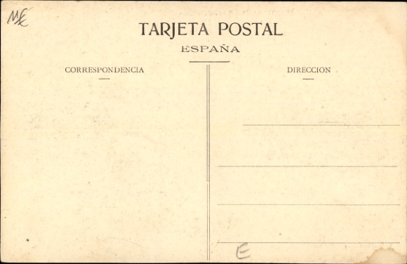Postcard Fuenterrabia Basque Country, Barrio de la Marina, clotheslines, residents