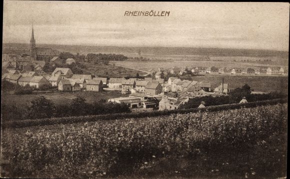 Postcard Rheinböllen in the Hunsrück, view of the town