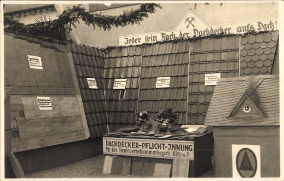 Foto Ak Dachdecker-Pflicht-Innung für den Handwerkskammerbezirk Ulm