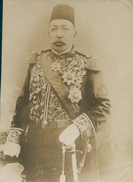Photo Sultan Mohammed V, portrait, appointment as Prussian field marshal
