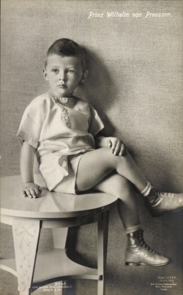 Ak Prinz Wilhelm von Preußen, Kinderportrait