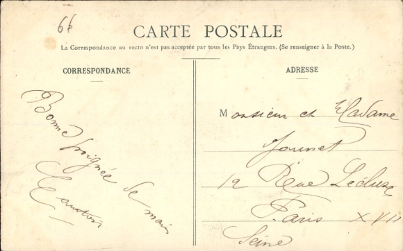 Postcard La Vanoise Savoie, Col, le Refuge Felix-Faure, Pointe de la Gliere