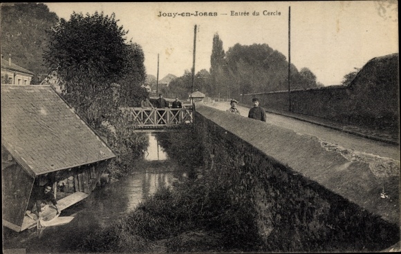 Postcard Jouy-en-Josas Yvelines, Entree du Cercle