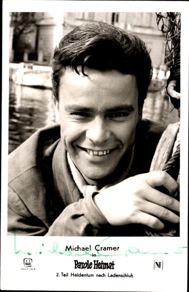 Ak Schauspieler Michael Cramer, Portrait, Autogramm, Parole Heimat