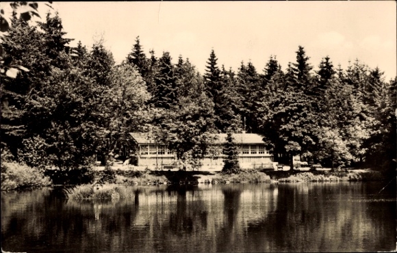 Postcard Frauenwald am Rennsteig Ilmenau in Thuringia, Restaurant Zum Lerkgrund, Frauenwald, Thuringia,