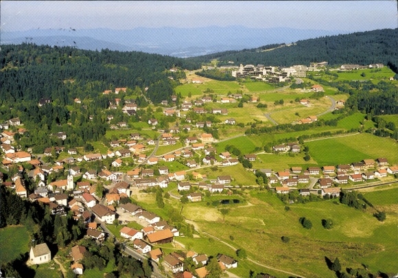 Ak Sankt Englmar in Niederbayern, Panorama, Aparthotel Predigtstuhl
