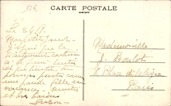 Postcard Damville Ihr, Place de Église