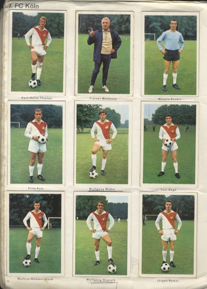 Football 1966/67 football pictures, Bergmann, 368 collector's pictures, 1967