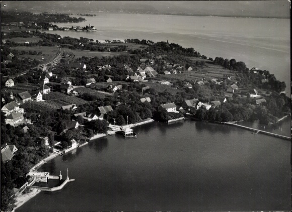 Ak Nonnenhorn am Bodensee, Fliegeraufnahme