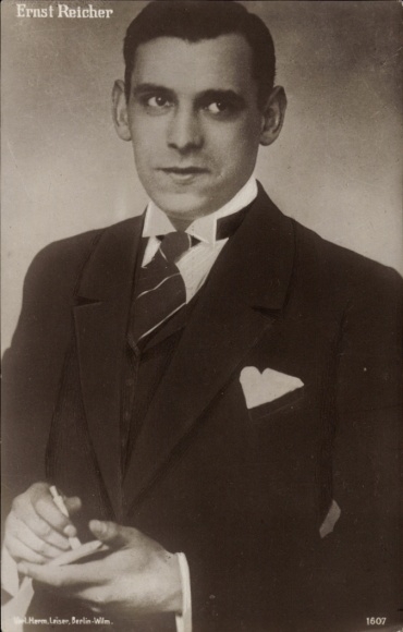 Postcard actor Ernst Reicher, portrait