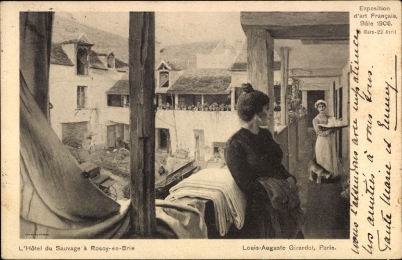 KP Bazylea, Szwajcaria, Wystawa Sztuki Francuskiej 1906, Hotel du Sauvage w Rosoy en Brie