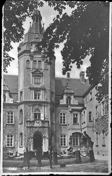 12 Negative von Falkenburg in Pommern, Schloss, Volkshochschule, Vansowstraße etc.