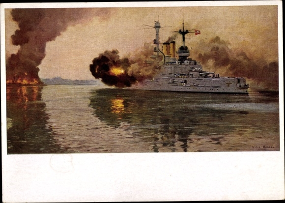 KP artysty Bergen, Claus, pancernik Schleswig Holstein, bombardowanie Westerplatte, HDK 15
