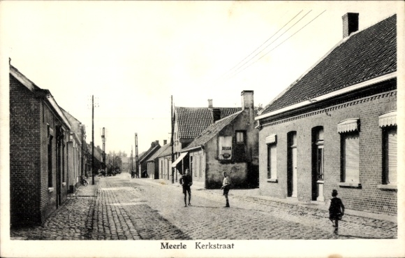 Ak Meerle Hoogstraten Hoogstraeten Flandern Antwerpen, Kerkstraat