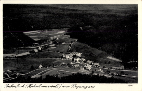 Ak Bubenbach Eisenbach im Hochschwarzwald, Luftaufnahme