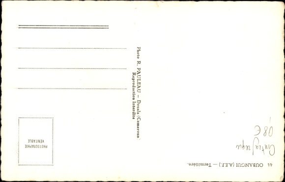 Postcard Moyen Congo French Congo, Termitiere