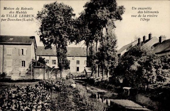 Ak Dourdan Essonne, Maison de Retraite des Mutiles de Ville Lebrun