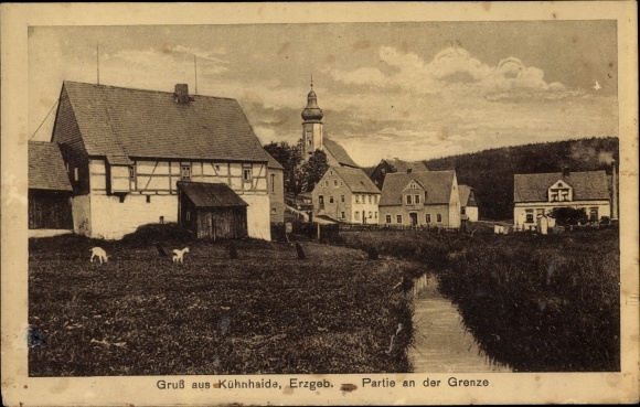 PC Kühnhaide Marienberg in the Ore Mountains, lot at the border