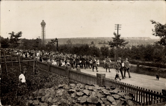 Foto Ak Laubusch Lauta in der Oberlausitz, Grube Erika