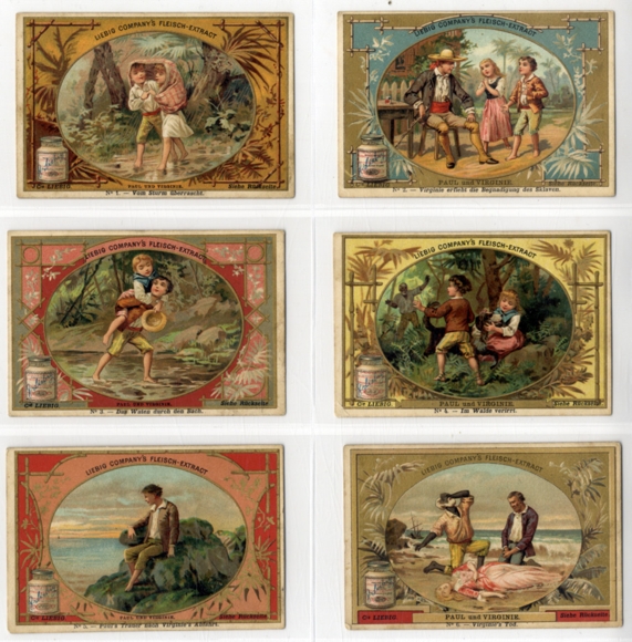 Liebig Pictures Series A113S223 Paul and Virginie 1887