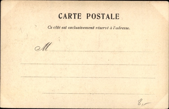 Postcard The Theres Humbert Affair, Karikatur, Testament Crawfort