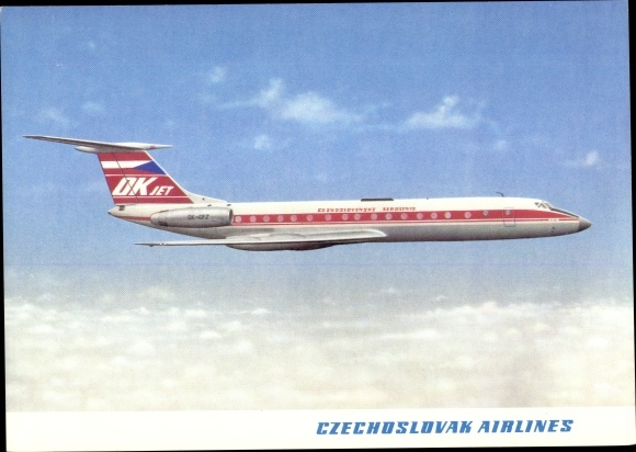 Ak Passagierflugzeug Tupolev Tu-134 A, Czechoslovak Airlines