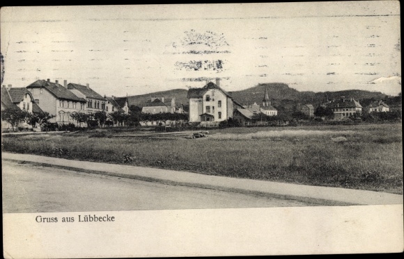 Postcard Lübbecke in Westphalia, view of the town
