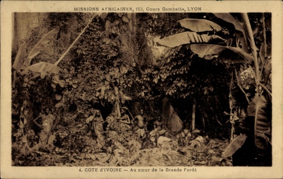 Ak Elfenbeinküste, Missions Africaines, Au coeur de la grande Forêt