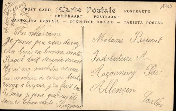 Postcard Bonnières-sur-Seine Yvelines, The Turning Point of the Coast