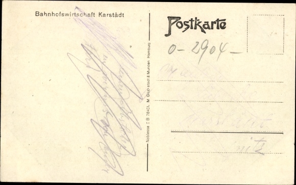 Postcard Karstädt in the Prignitz, steam mill by Victor von Podbielski