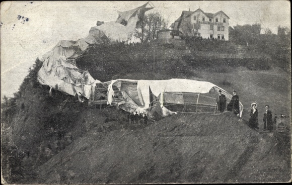 PC Weilburg an der Lahn, crashed airship Z II, LZ 5, Zeppelin