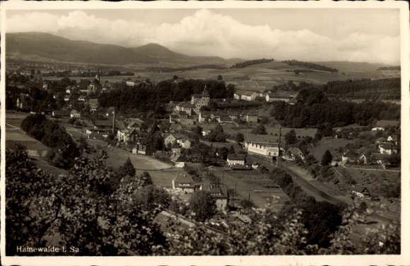 Ak Hainewalde Oberlausitz, Gesamtansicht, Tannenberg