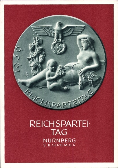 Ganzsachen Ak Nürnberg, Reichsparteitag 1939, Reichsparteitag des Friedens
