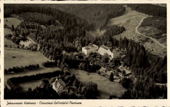 Postcard Clausthal Zellerfeld in the Upper Harz, Johanneser Kurhaus