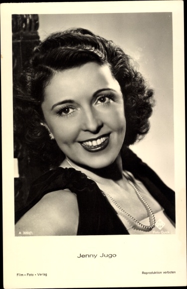 Postcard Actress Jenny Jugo, portrait