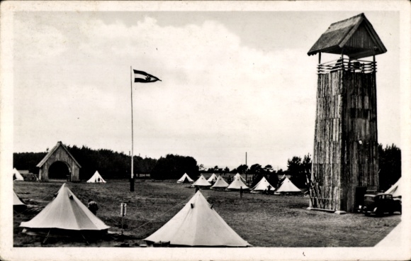 Picture Baltic Sea Camp 1939, Nuremberg Hitler Youth, tents