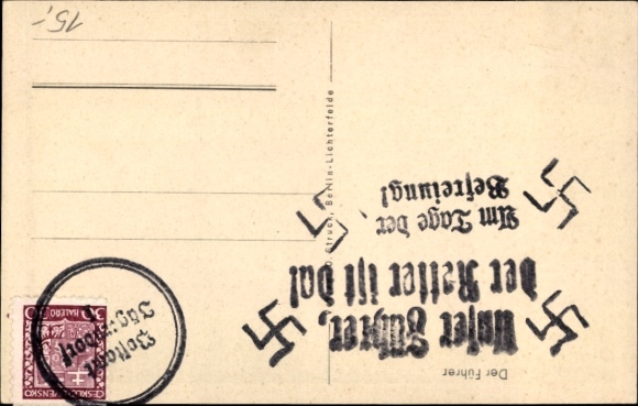 KP Führer i kanclerz Rzeszy Adolf Hitler, portret w mundurze partyjnym