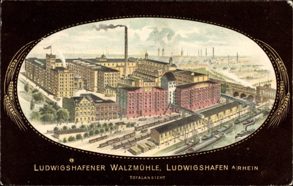 Passepartout PC Ludwigshafen am Rhein, Ludwigshafener Walzmühle, total view