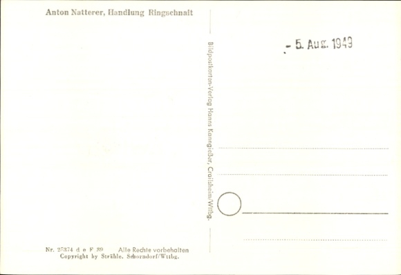 Postcard Ringschnait Biberach an der Riß Upper Swabia Württemberg, aerial photograph